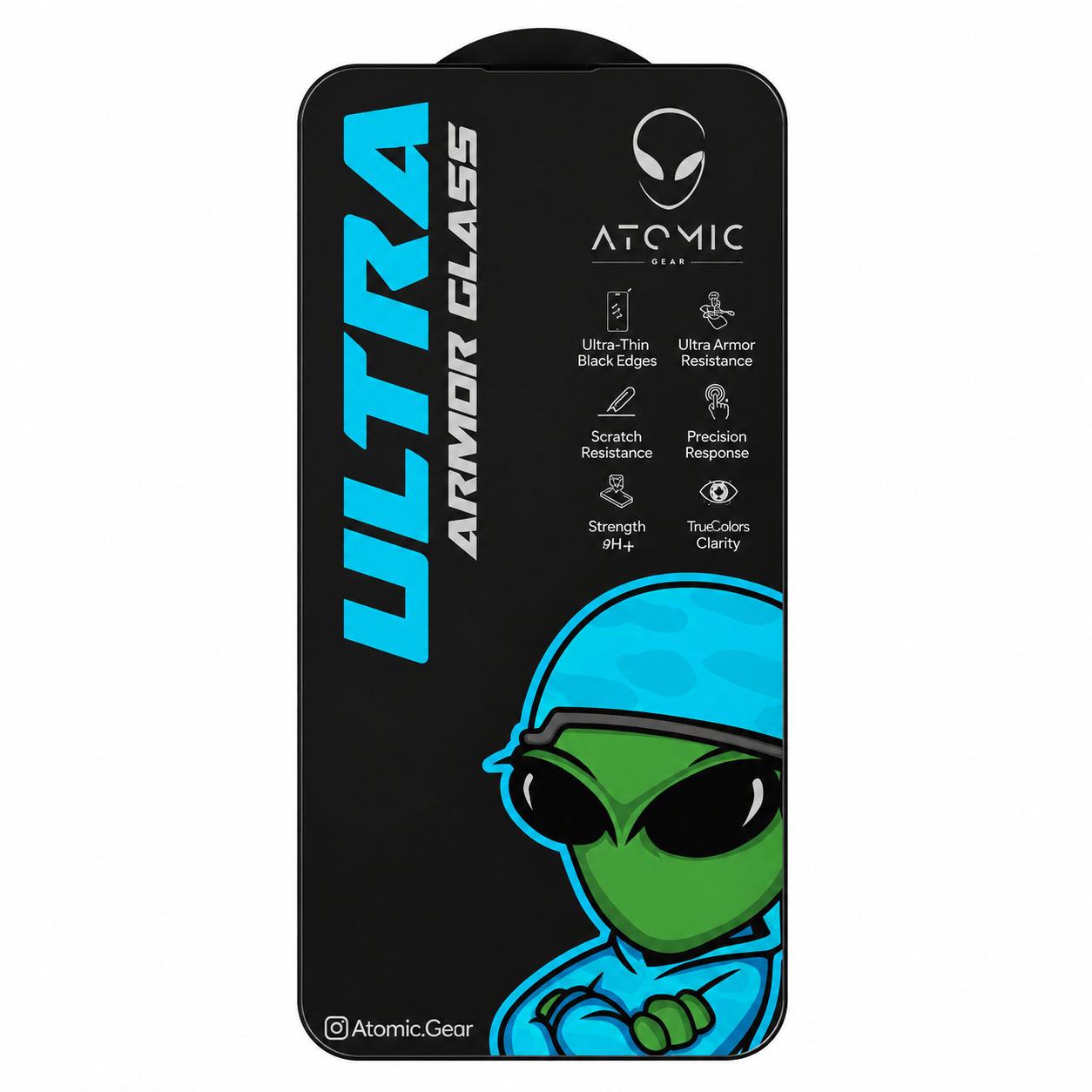 Vidrio Atomic Ultra transparente