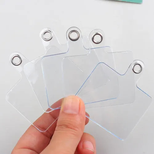 Tarjeta para tiras colgantes