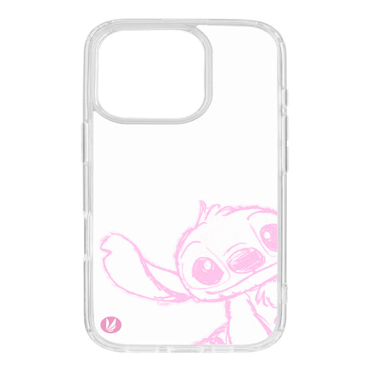 Forro Stitch rosa iPhone