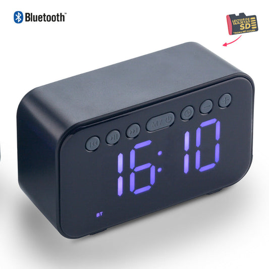 Parlante reloj alarma