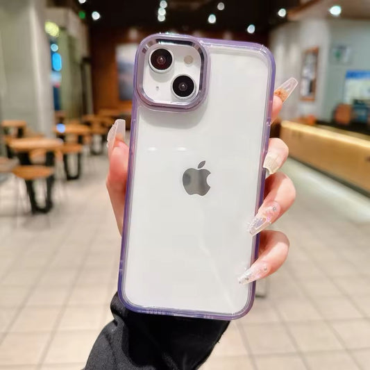 Forro transparente unicolor iPhone