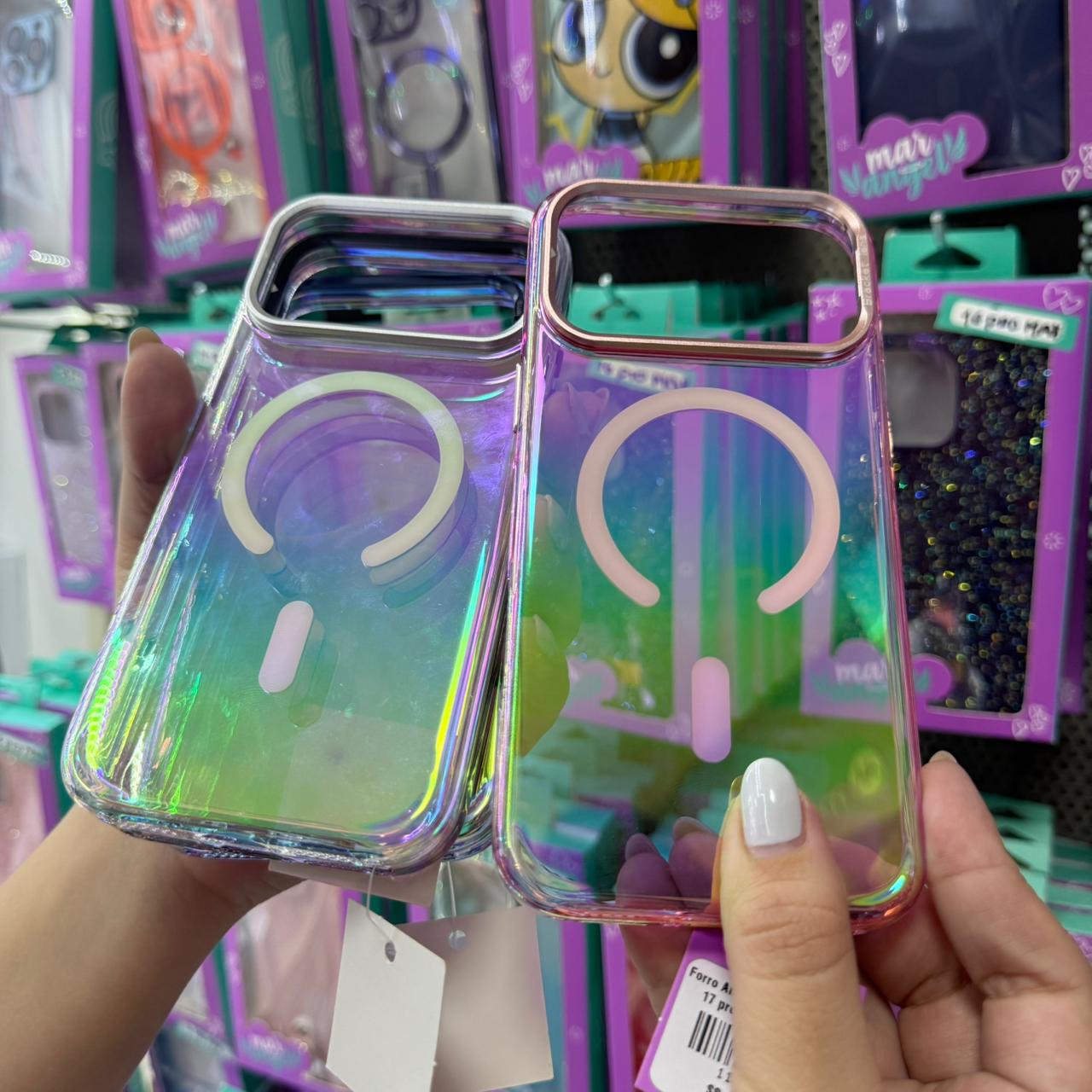 Forro anti choque tornasol