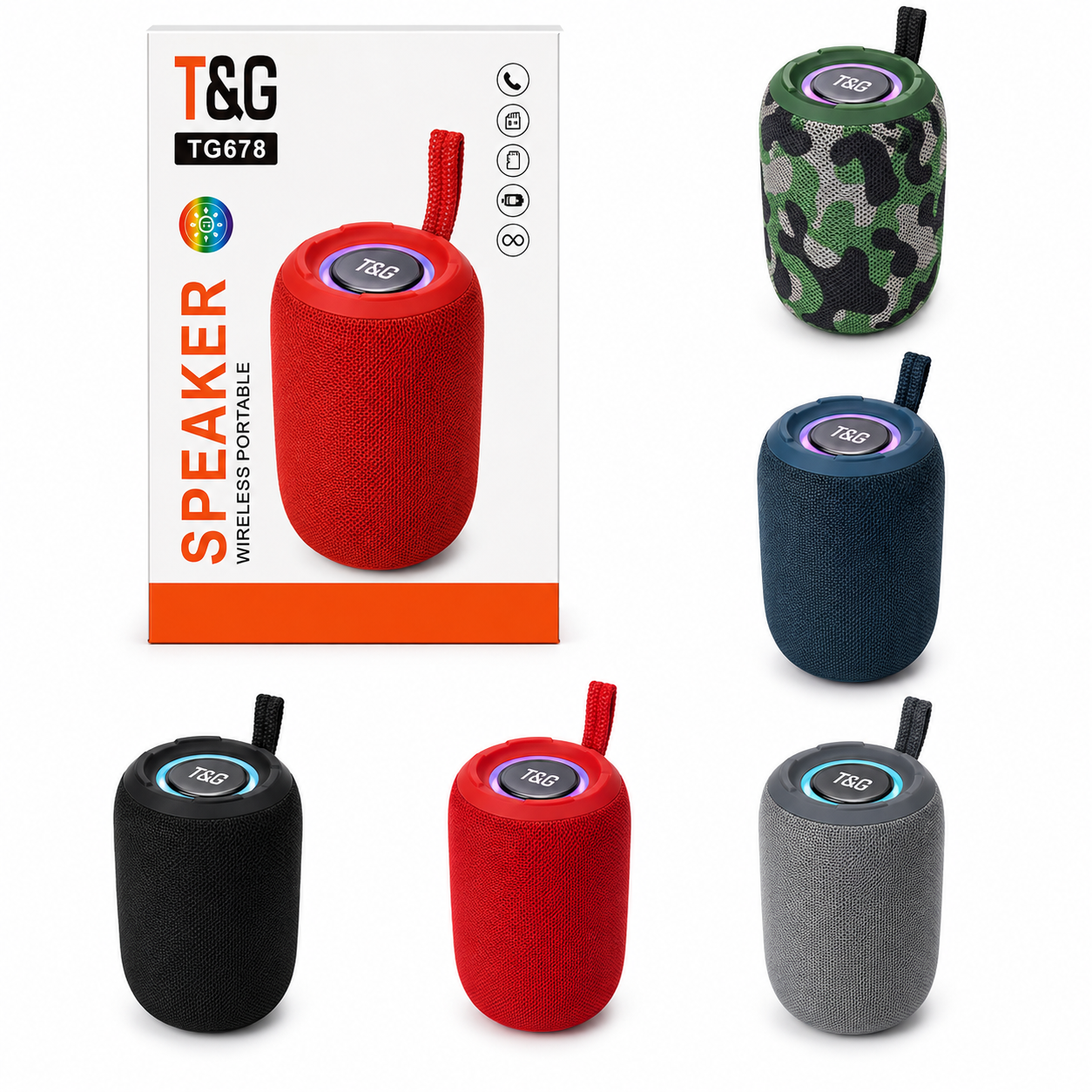 Parlante bluetooth TG 678