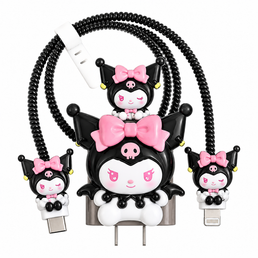 Protector de Cargador Kuromi Black
