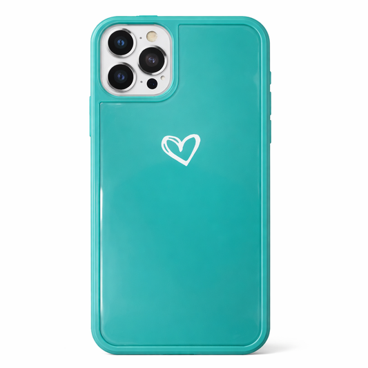 Forro unicolor corazon