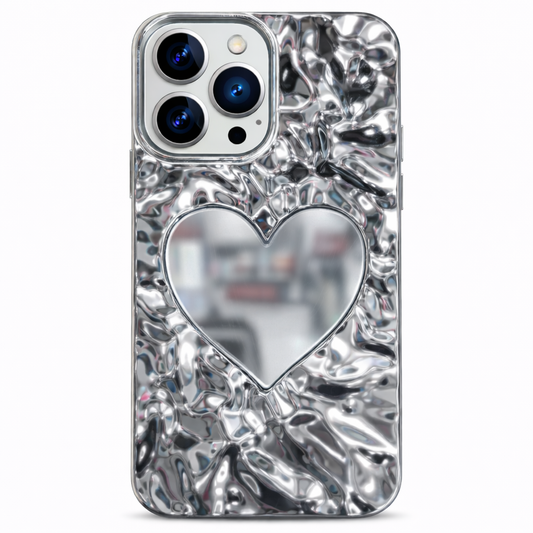 Forro corazon espejo