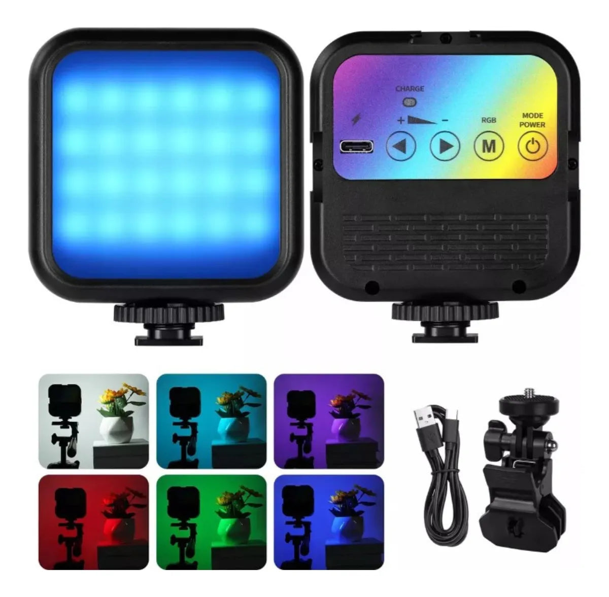 Panel de luz multicolor