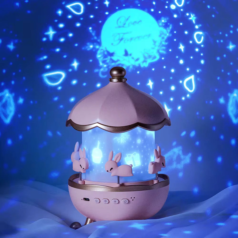 Proyector Carrusel rosa