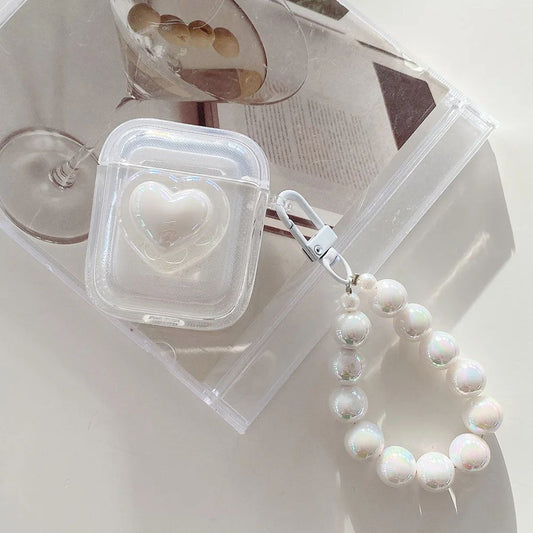 Protector airpods corazón strap