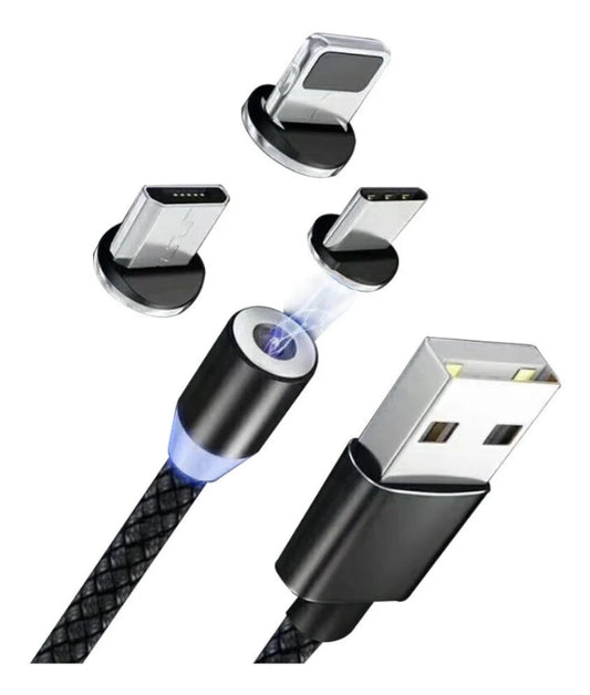 Cable magnético 3 entradas