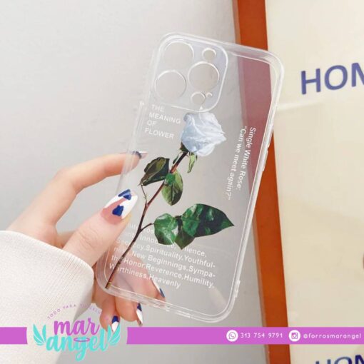 Imagen del producto: Forro transparente flor