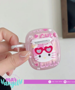 Imagen del producto: Forro AirPods Hello kitty gafas