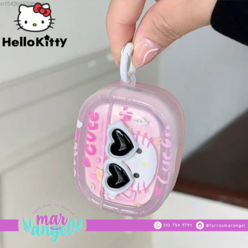 Imagen del producto: Forro AirPods Hello kitty gafas